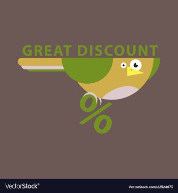 Sale banner template design vector image