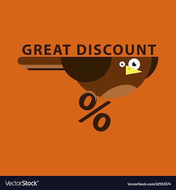 Sale banner template design vector image