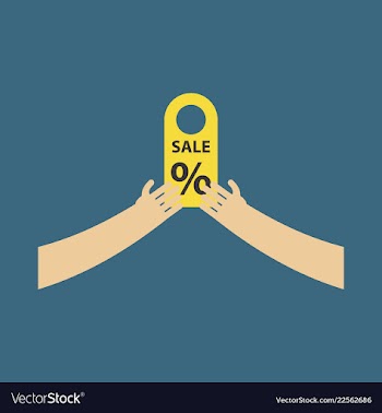 Sale banner template design vector image