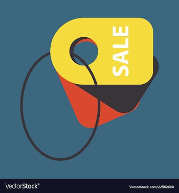 Sale banner template design vector image