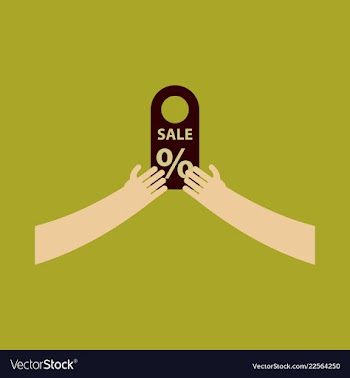 Sale banner template design vector image