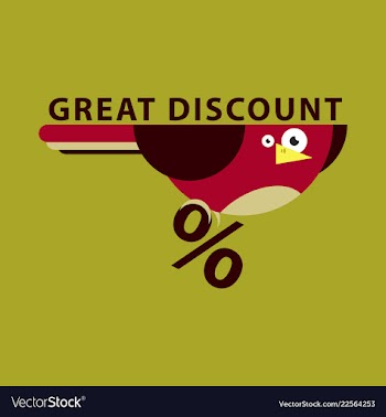 Sale banner template design vector image