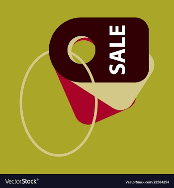 Sale banner template design vector image