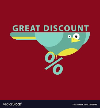 Sale banner template design vector image