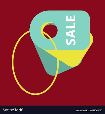 Sale banner template design vector image
