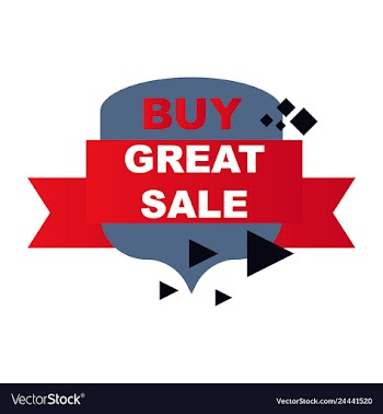 Sale banner template design vector image