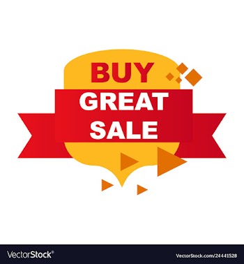 Sale banner template design vector image