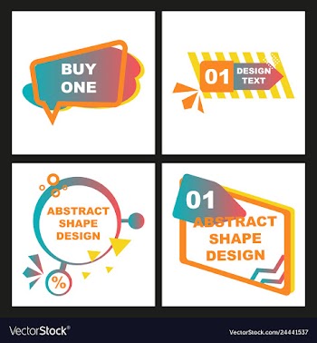 Sale banner template design vector image