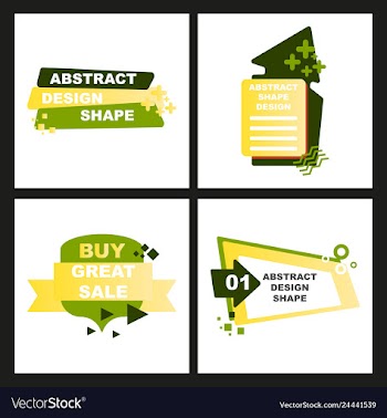 Sale banner template design vector image