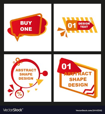 Sale banner template design vector image