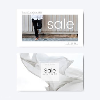 Sale banner template | Free stock vector - 579609