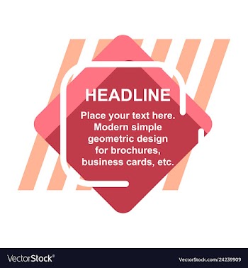 Sale banner template printable flyers red color vector image