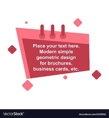 Sale banner template printable flyers red color vector image