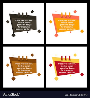 Sale banner template printable flyers red color vector image