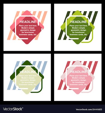Sale banner template printable flyers red color vector image