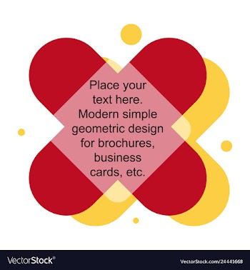 Sale banner template printable flyers red color vector image