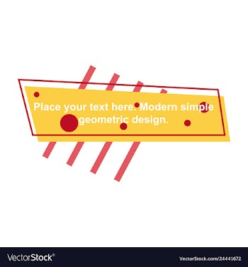 Sale banner template printable flyers red color vector image