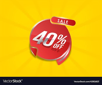 sale discount set product emblem with percentage s
