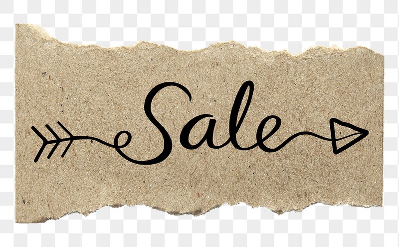 Sale png word, ripped paper, | Free PNG - rawpixel