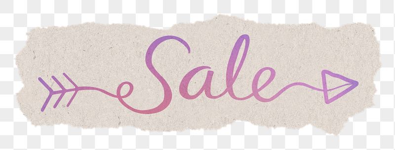 Sale png word sticker, pink | Free PNG - rawpixel