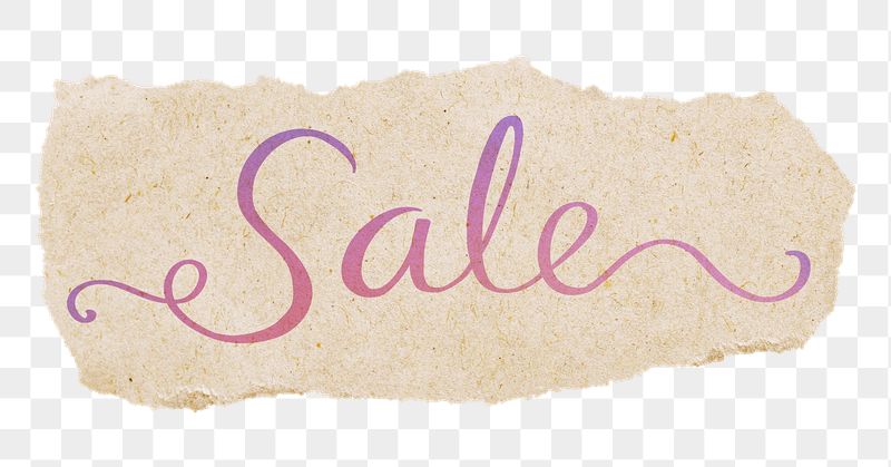 Sale png word sticker, pink | Free PNG - rawpixel