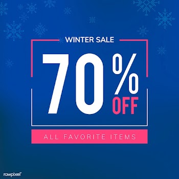 Sale promotion ad poster design template | Free stock vector - 519256
