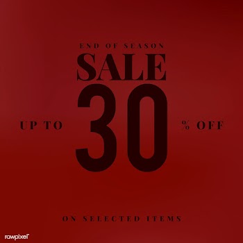 Sale promotion ad poster design template | Free stock vector - 519261