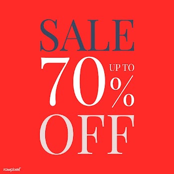 Sale promotion ad poster design template | Free stock vector - 519268
