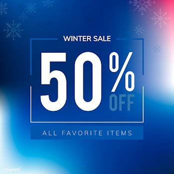 Sale promotion ad poster design template | Free stock vector - 519269