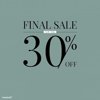 Sale promotion ad poster design template | Free stock vector - 519274