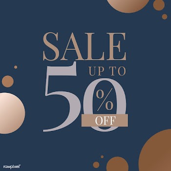 Sale promotion ad poster design template | Free stock vector - 519280