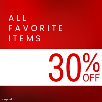 Sale promotion ad poster design template | Free stock vector - 519283