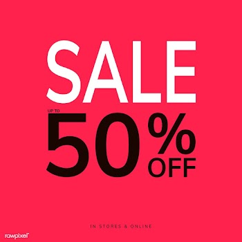 Sale promotion ad poster design template | Free stock vector - 519295
