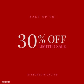 Sale promotion ad poster design template | Free stock vector - 519304