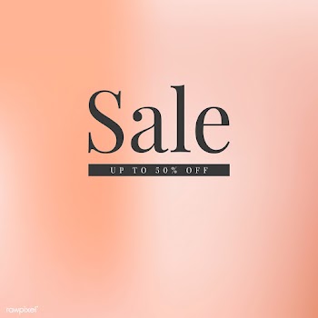 Sale promotion ad poster design template | Free stock vector - 519324