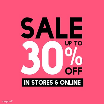 Sale promotion ad poster design template | Free stock vector - 519329