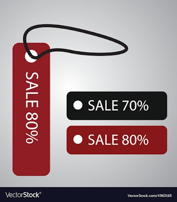 Sale shoping vector image