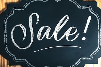 Sale Sign In Chalk