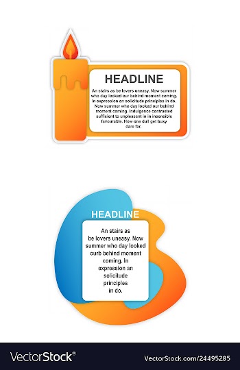 Sale tag set of circle flash sticker offer banner vector image