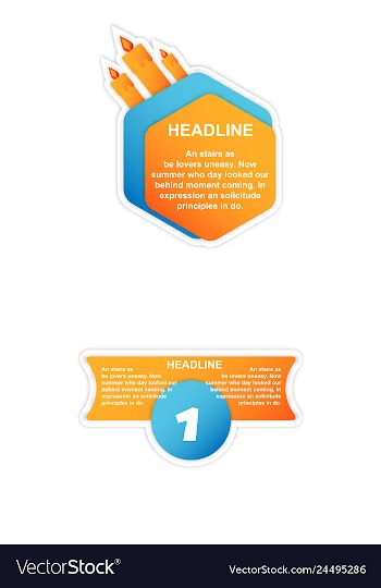 Sale tag set of circle flash sticker offer banner vector image
