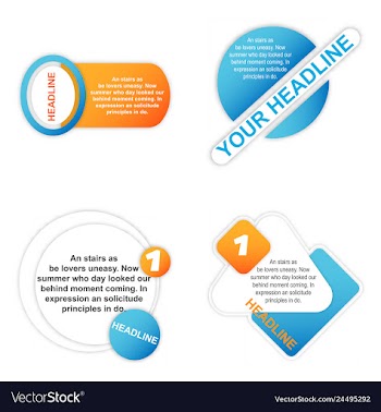 Sale tag set of circle flash sticker offer banner vector image