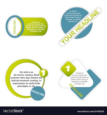 Sale tag set of circle flash sticker offer banner vector image