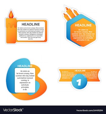 Sale tag set of circle flash sticker offer banner vector image