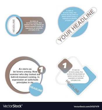 Sale tag set of circle flash sticker offer banner vector image