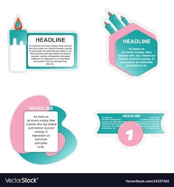 Sale tag set of circle flash sticker offer banner vector image