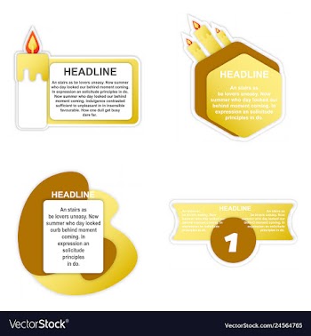 Sale tag set of circle flash sticker offer banner vector image