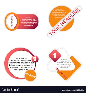 Sale tag set of circle flash sticker offer banner vector image