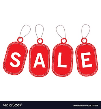 sale tag vactor image