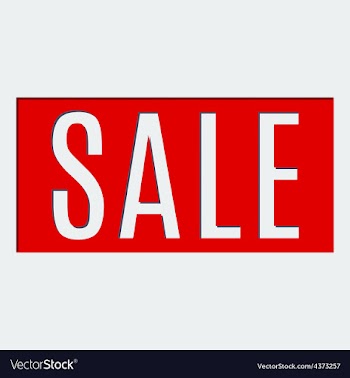 Sale Text Made Modern Trendy Design Template vector image