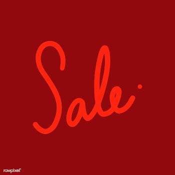 Sale typography vector in red | Free stock vector - 472398